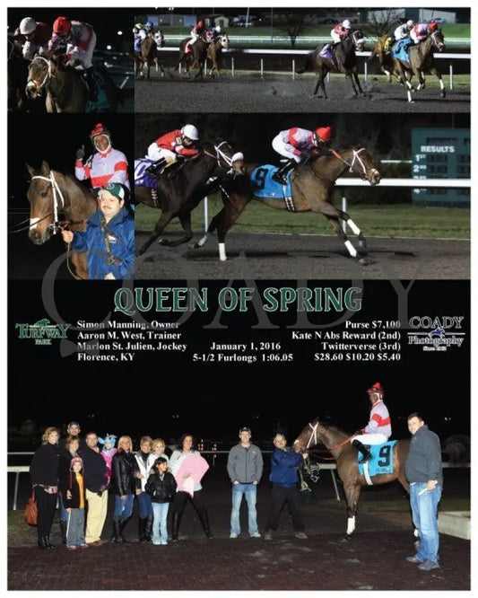 Queen Of Spring - 010116 Race 01 Tp Turfway Park