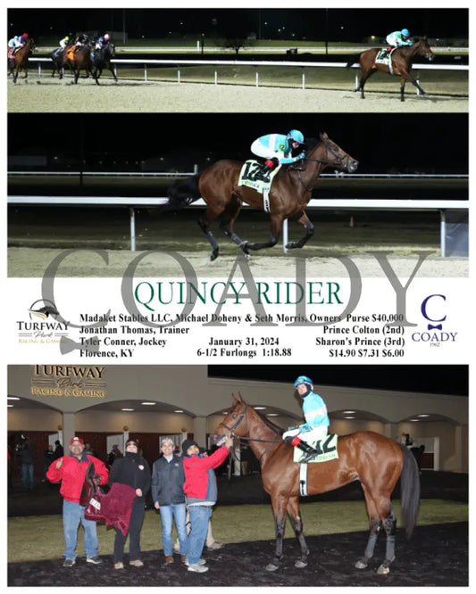 Quincy Rider - 01-31-24 R10 Tp Turfway Park