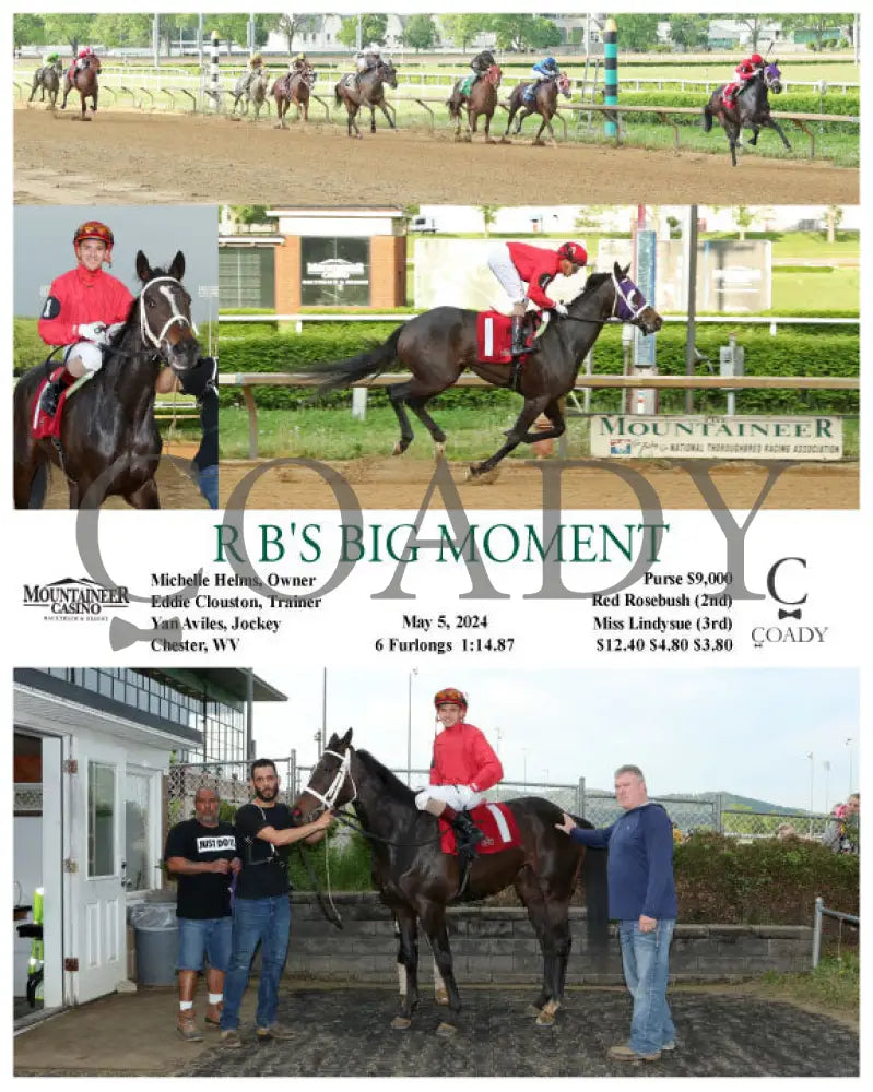 R B’s Big Moment - 05-05-24 R01 Mnr Mountaineer Park