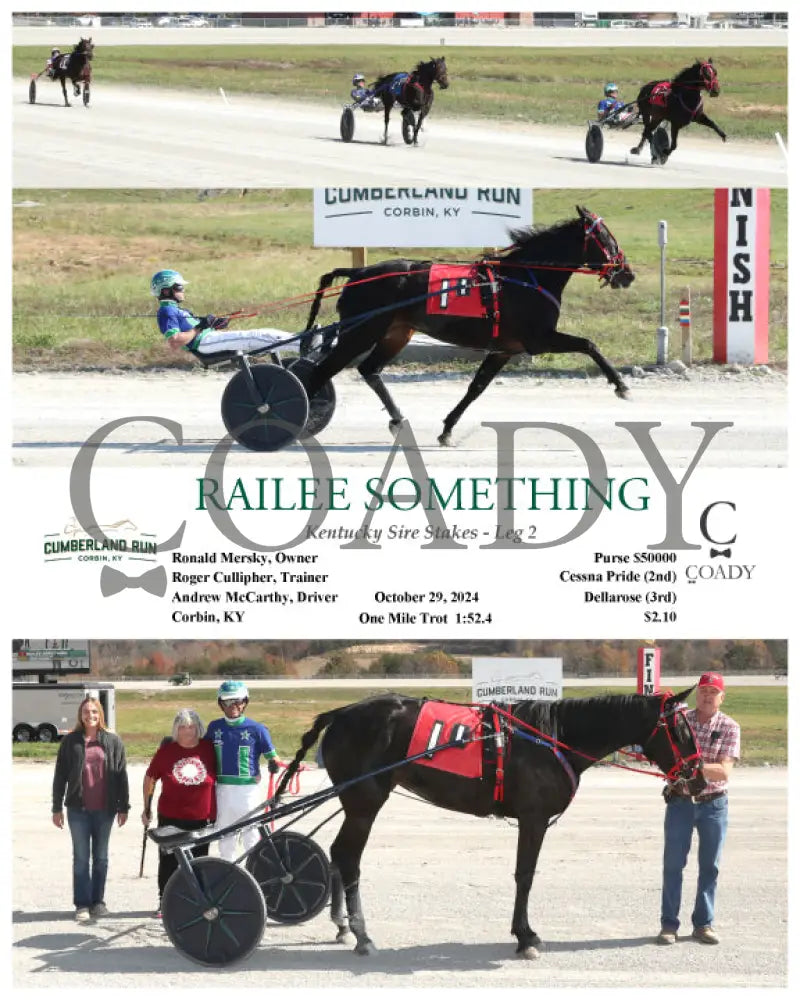 Railee Something - Kentucky Sire Stakes Leg 2 10-29-24 R01 Clr Cumberland Run