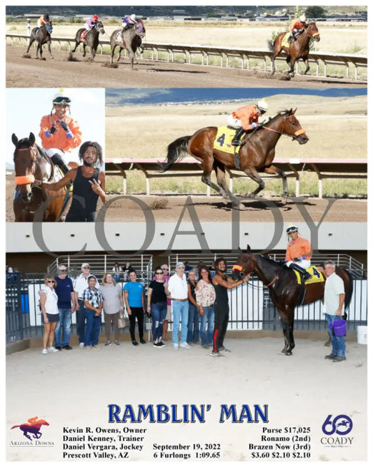 Ramblin’ Man - 09 - 19 - 22 R06 Azd Arizona Downs