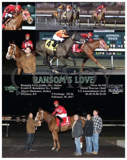 Ransom’s Love - 021817 Race 03 Tp Turfway Park
