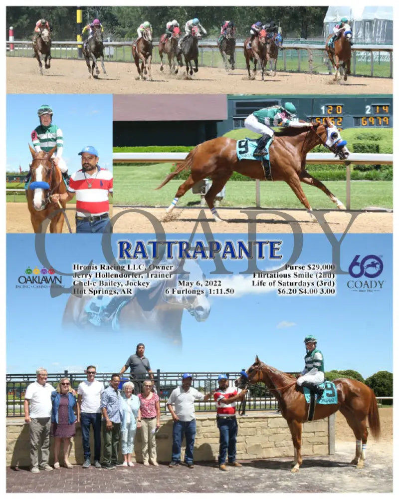 Rattrapante - 05-06-22 R05 Op Oaklawn Park
