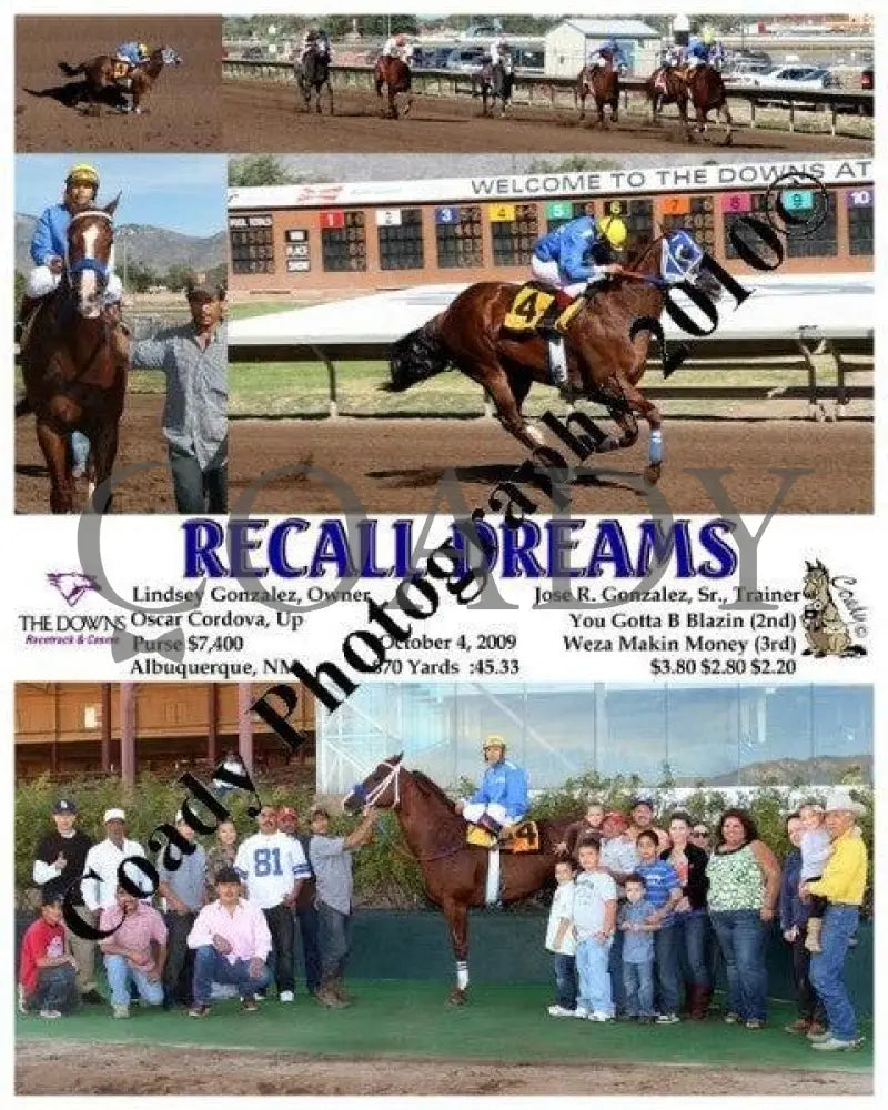 Recall Dreams - 10 4 2009 Downs At Albuquerque