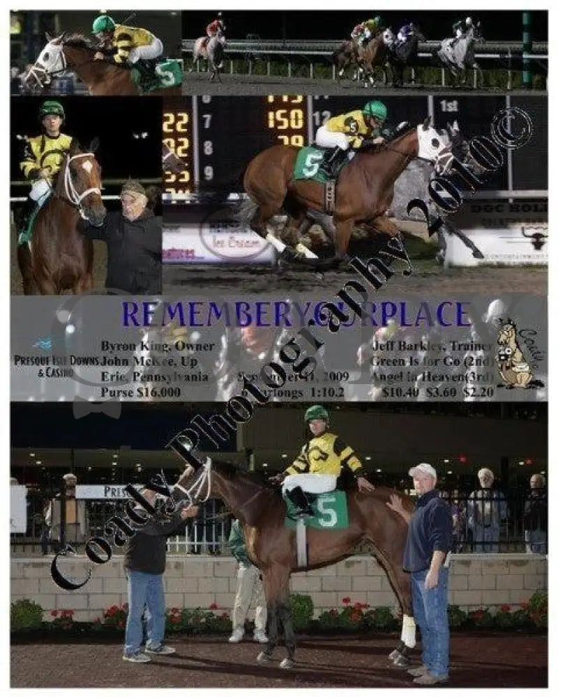 Rememberyourplace - 9 11 2009 Presque Isle Downs