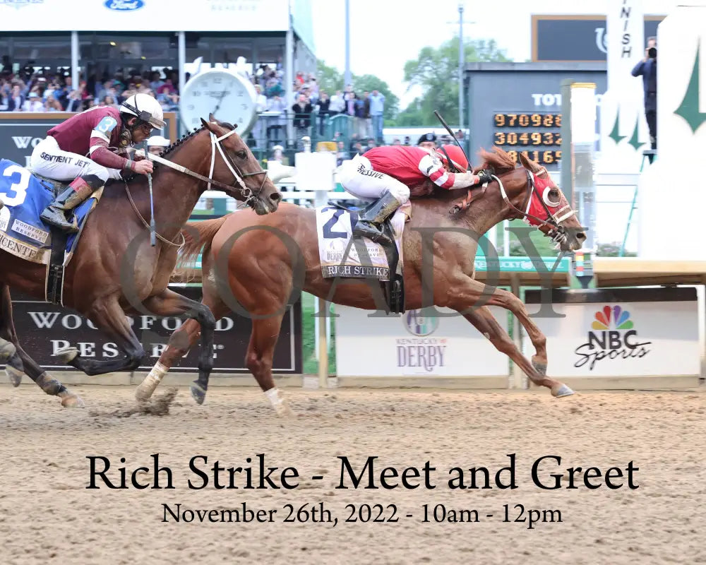 Rich Strike - Golden Ticket Meet And Greet