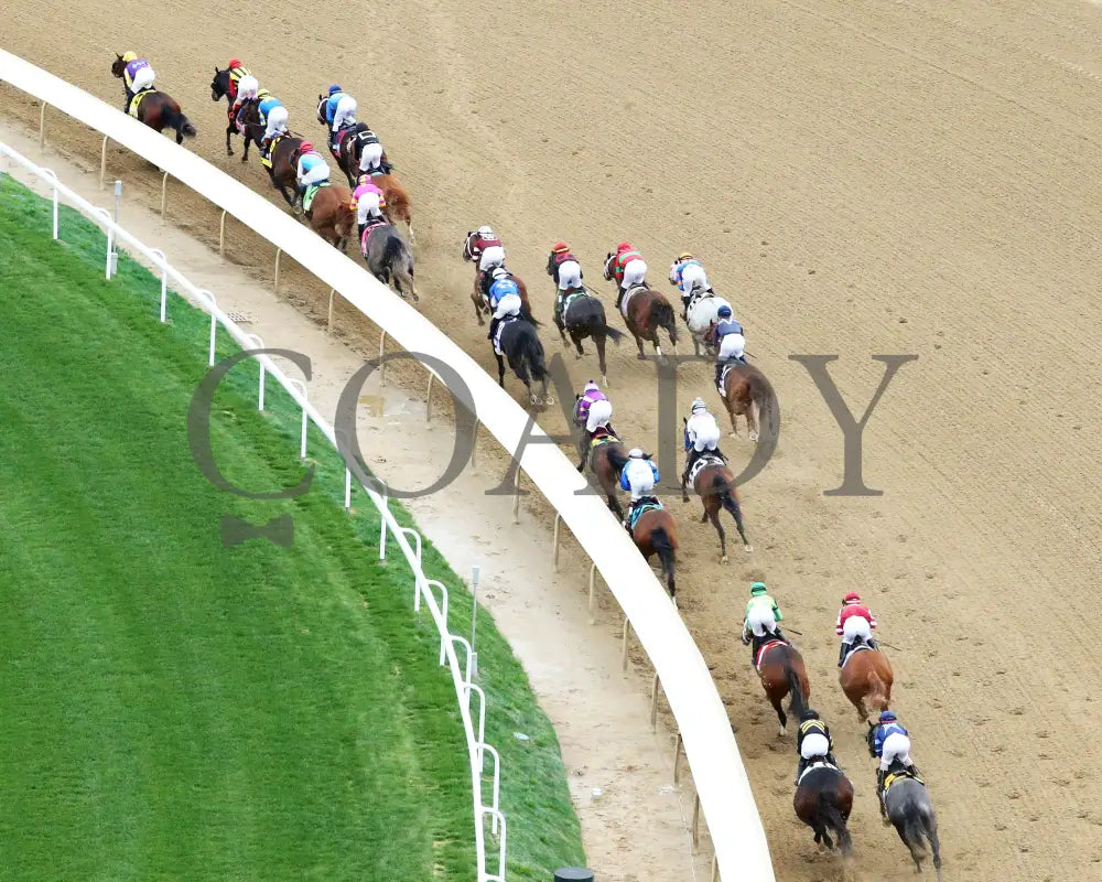 Rich Strike - The Kentucky Derby 148Th Running 05-07-22 R12 Cd Aerial First Turn 01 Churchill Downs