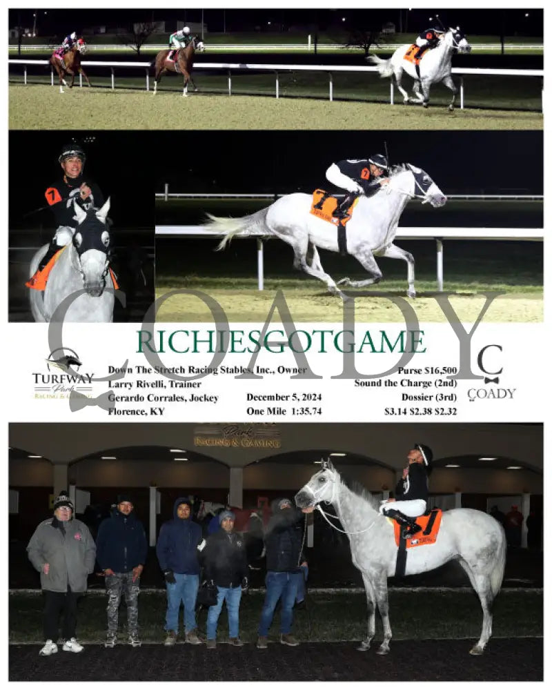 Richiesgotgame - 12-05-24 R06 Tp Turfway Park