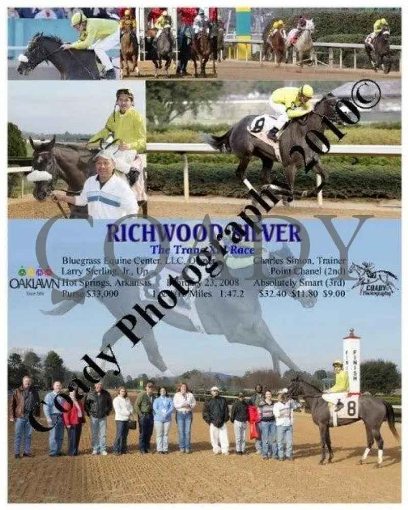 Richwood Silver - The Trane Xli Race 2 23 20 Oaklawn Park
