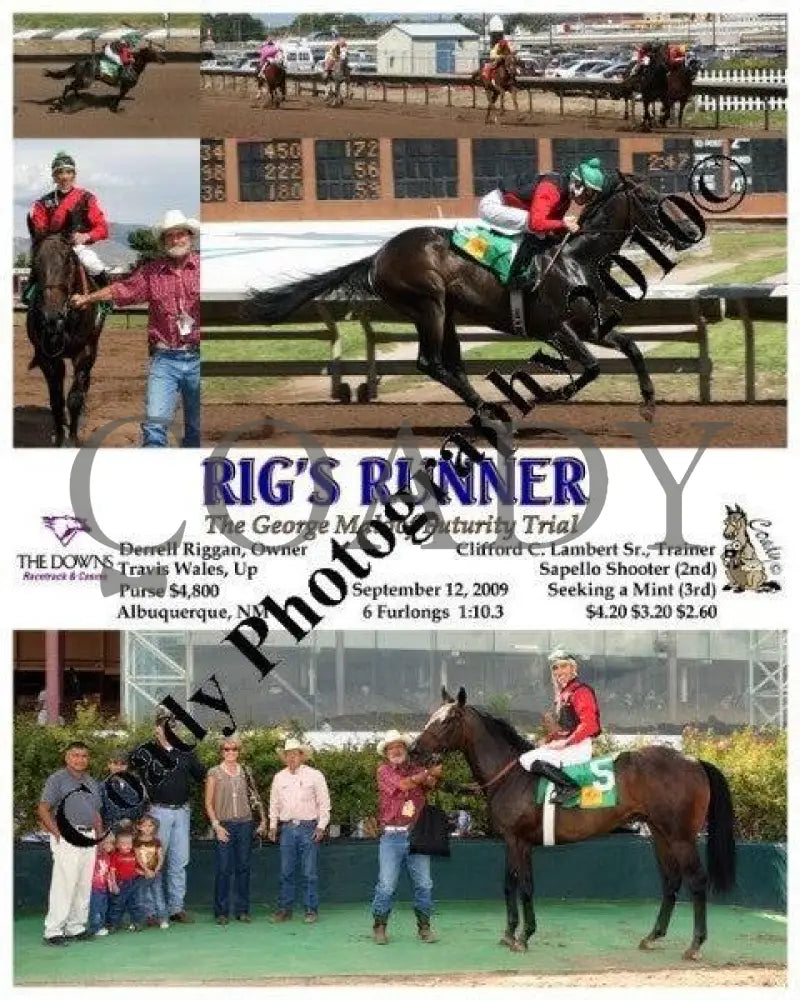 Rig S Runner - The George Maloof Futurity Trial Downs At Albuquerque