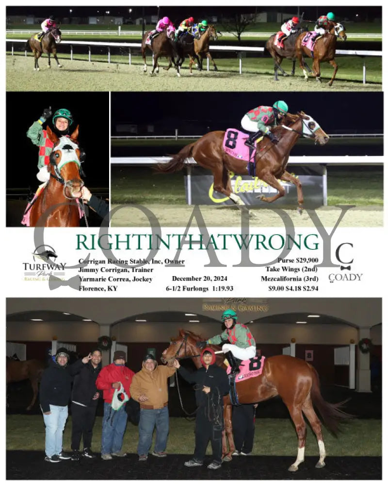 Rightinthatwrong - 12-20-24 R03 Tp Turfway Park