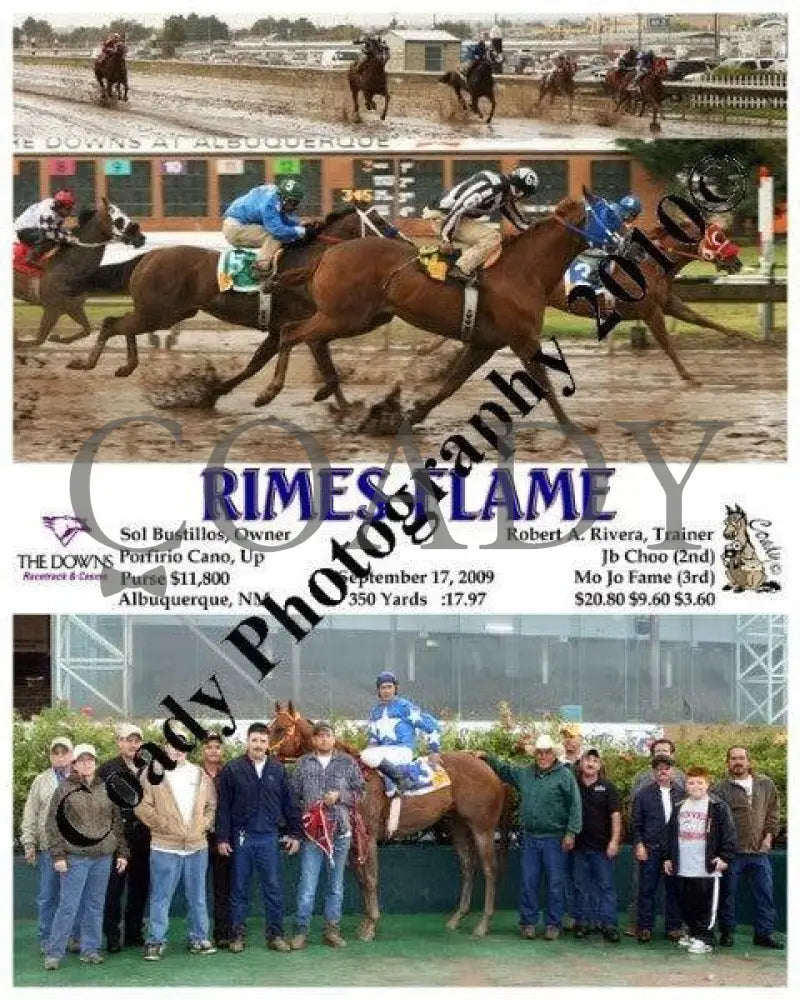 Rimes Flame - 9 17 2009 Downs At Albuquerque