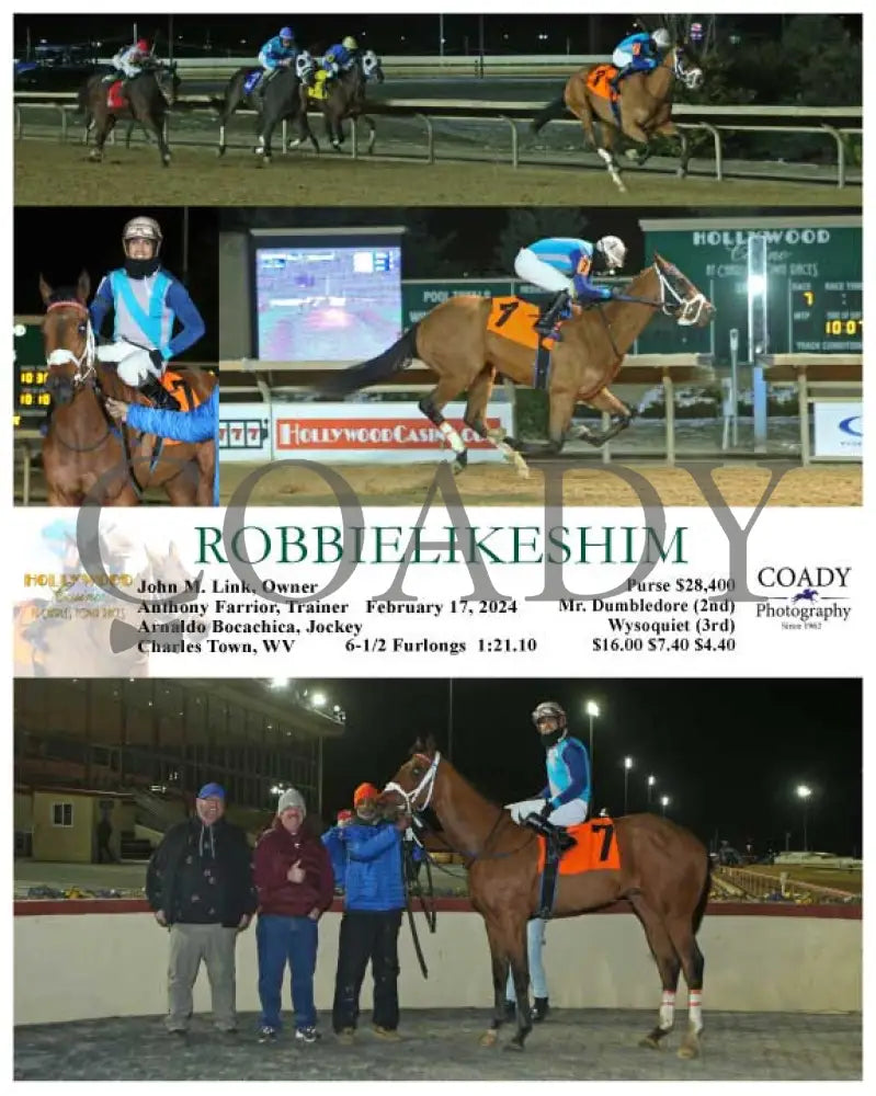 Robbielikeshim - 02-17-24 R07 Ct Hollywood Casino At Charles Town Races