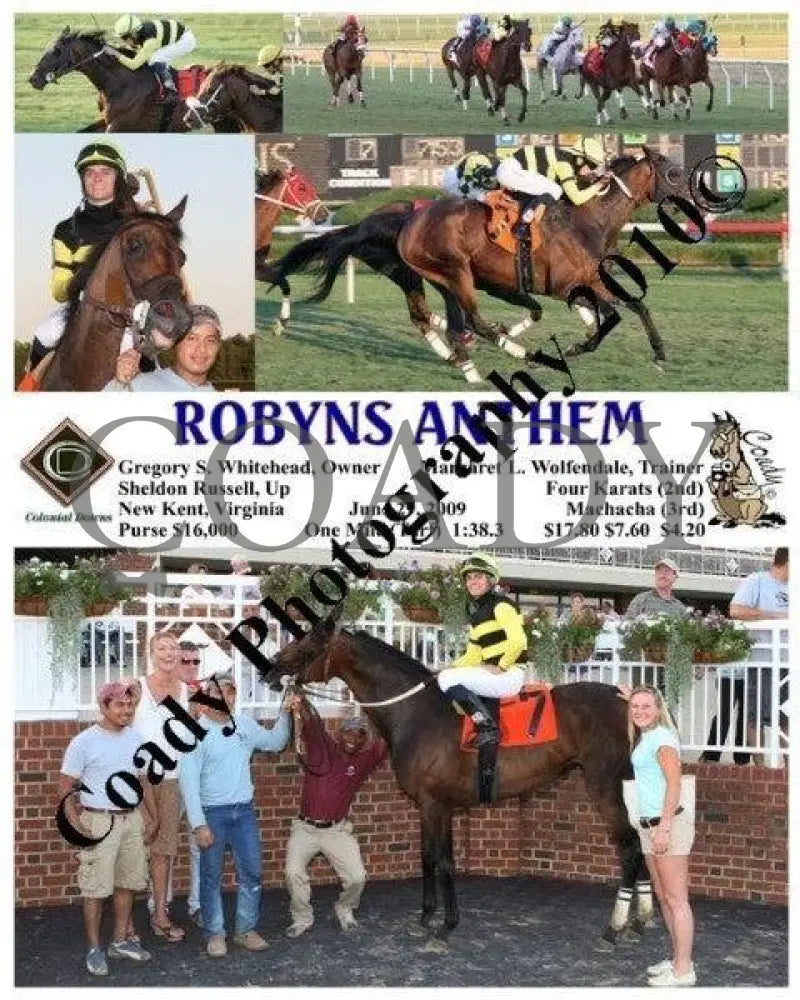 Robyns Anthem - 6 29 2009 Colonial Downs