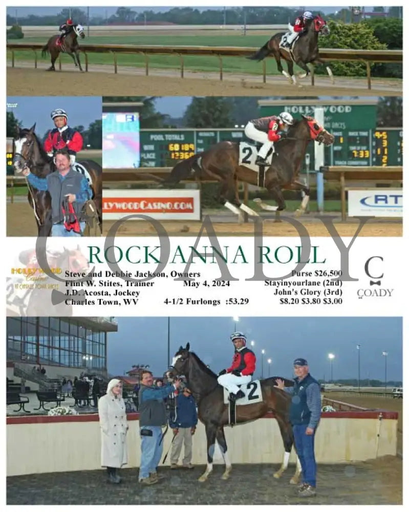 Rock Anna Roll - 05-04-24 R01 Ct Hollywood Casino At Charles Town Races