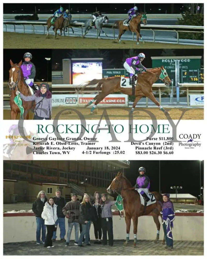 Rocking To Home - 01-18-24 R02 Ct Hollywood Casino At Charles Town Races