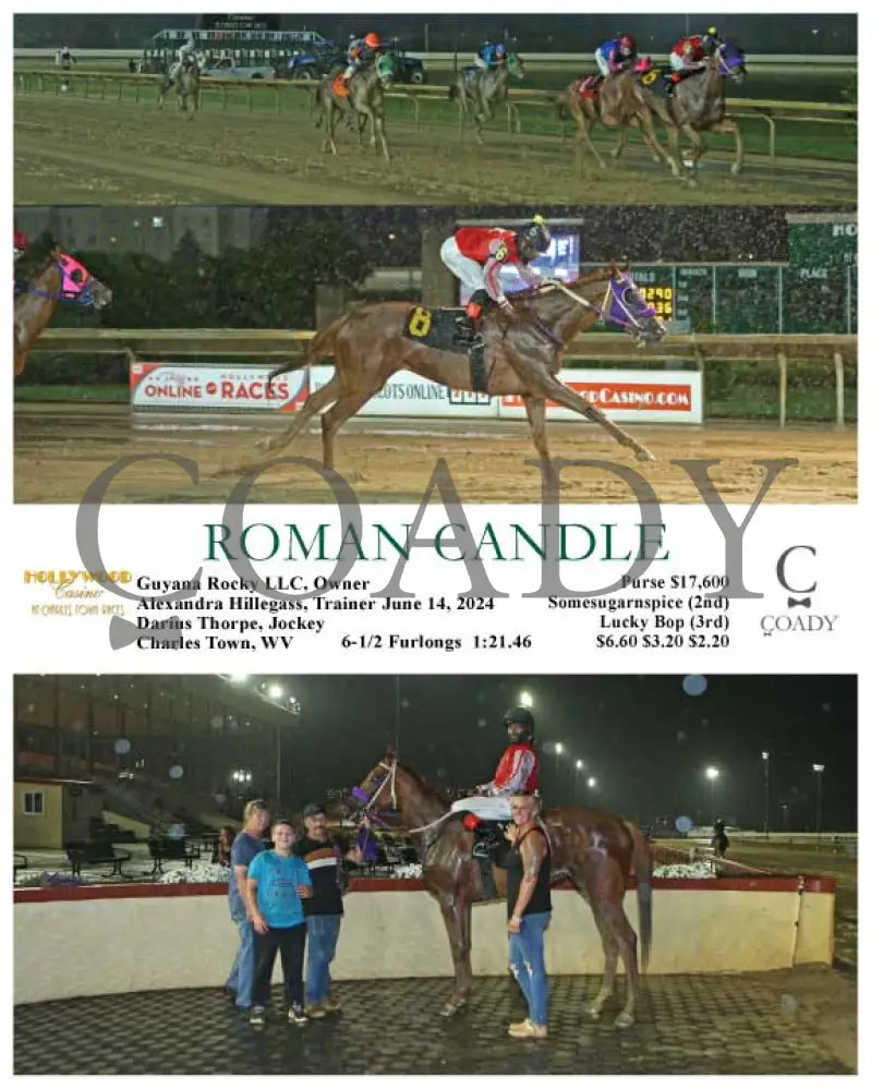 Roman Candle - 06-14-24 R04 Ct Hollywood Casino At Charles Town Races