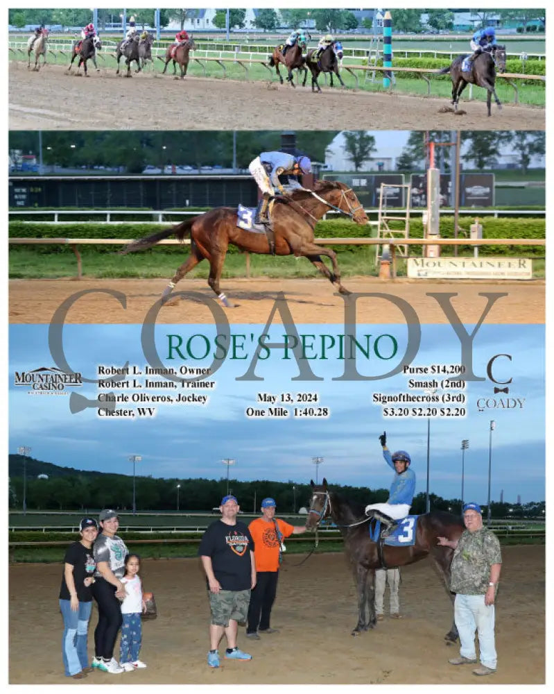 Rose’s Pepino - 05-13-24 R04 Mnr Mountaineer Park