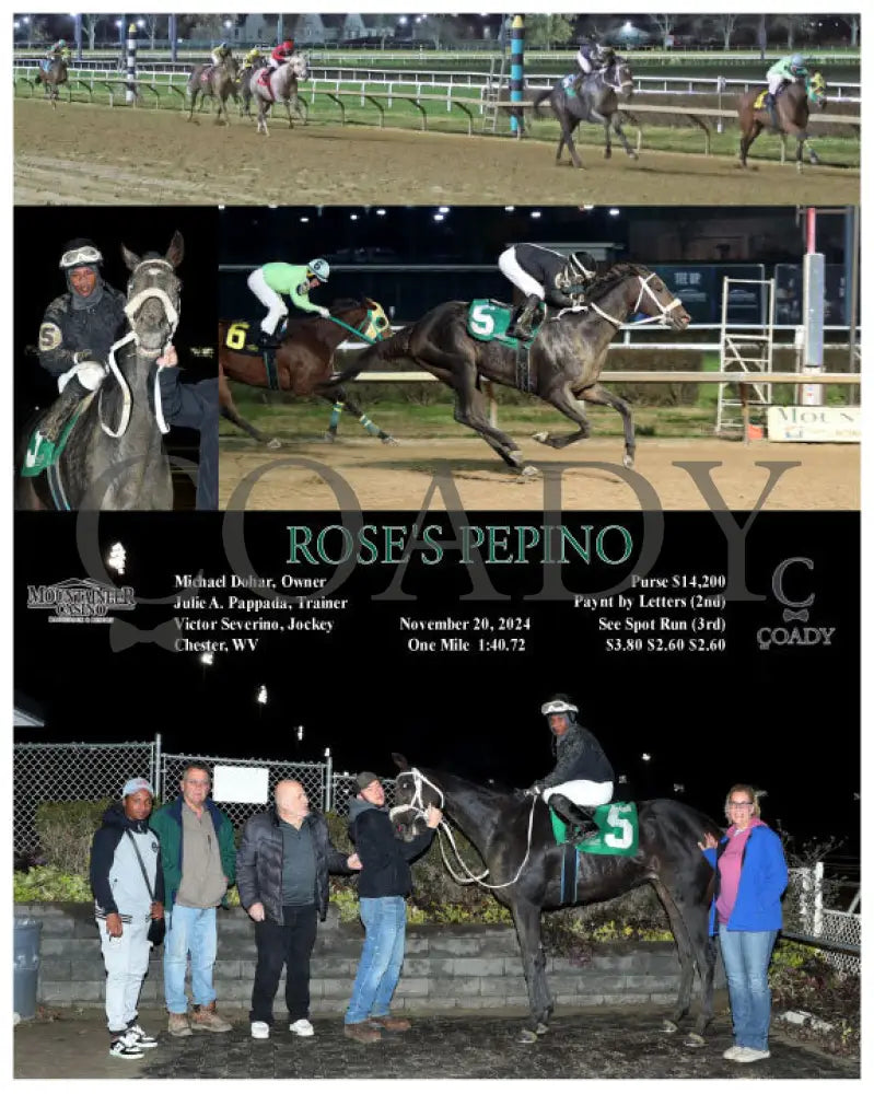 Rose’s Pepino - 11-20-24 R07 Mnr Mountaineer Park