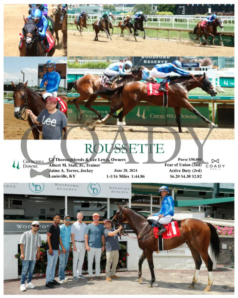 Roussette - 06-28-24 R06 Cd Churchill Downs