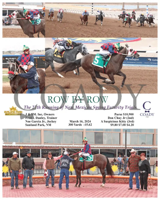 Row By - The 27Th Running Of New Mexican Spring Futurity Trials 03 - 16 - 24 R05 Sun Sunland Park