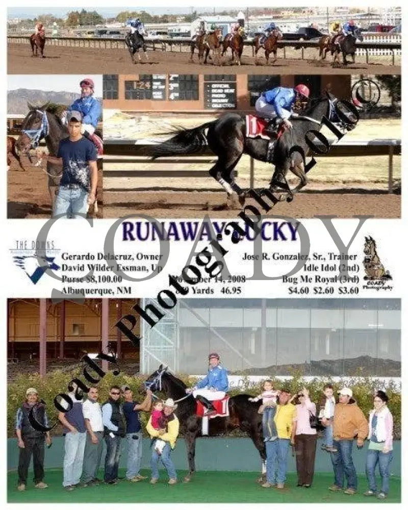 Runaway Lucky - 10 25 2008 Downs At Albuquerque
