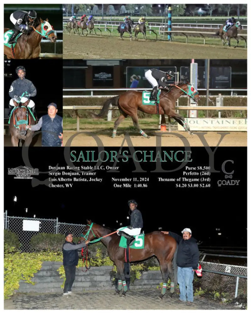 Sailor’s Chance - 11-11-24 R02 Mnr Mountaineer Park