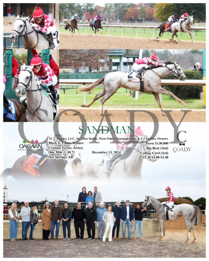 Sandman - 12-13-24 R07 Op Oaklawn Park