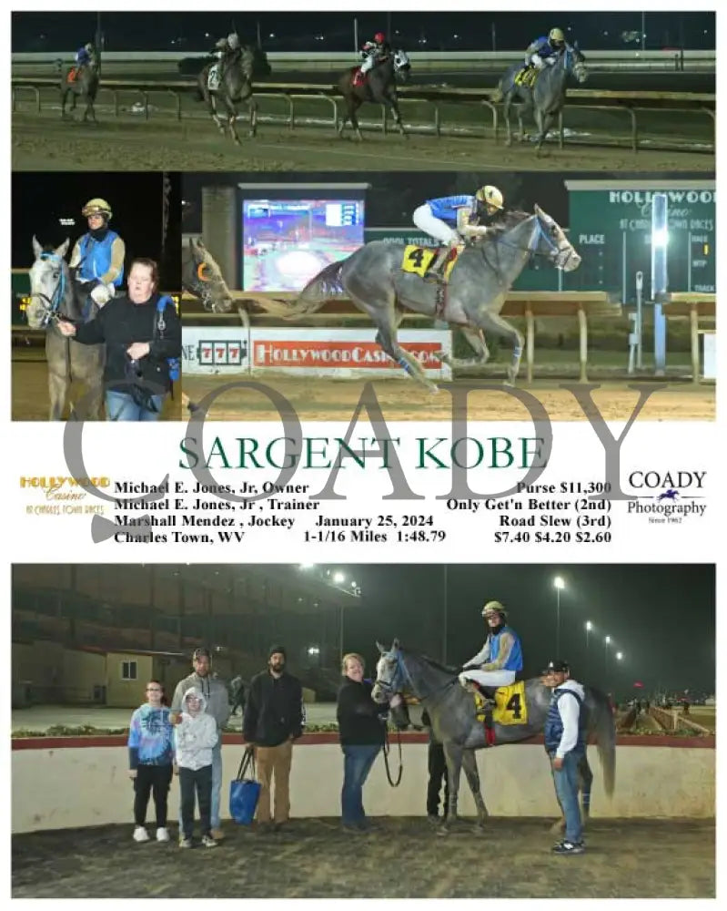 Sargent Kobe - 01-25-24 R01 Ct Hollywood Casino At Charles Town Races