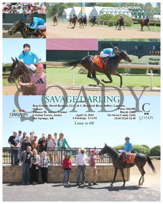 Savage Darling - 04 - 13 - 24 R01 Op Oaklawn Park