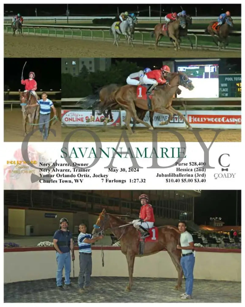 Savannamarie - 05-30-24 R07 Ct Hollywood Casino At Charles Town Races