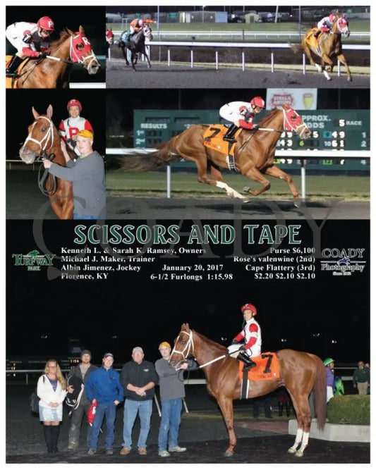 Scissors And Tape - 012017 Race 05 Tp Turfway Park