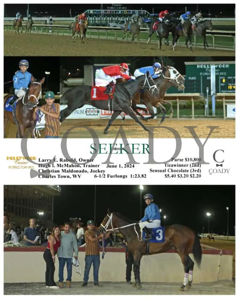 Seeker - 06-01-24 R08 Ct Hollywood Casino At Charles Town Races