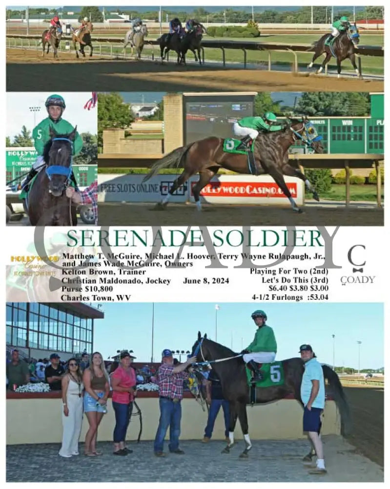 Serenade Soldier - 06-08-24 R01 Ct Hollywood Casino At Charles Town Races