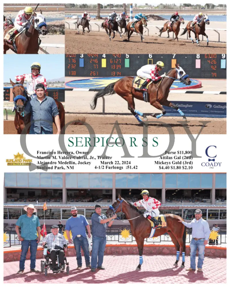 Serpico R S - 03 - 22 - 24 R06 Sun Sunland Park