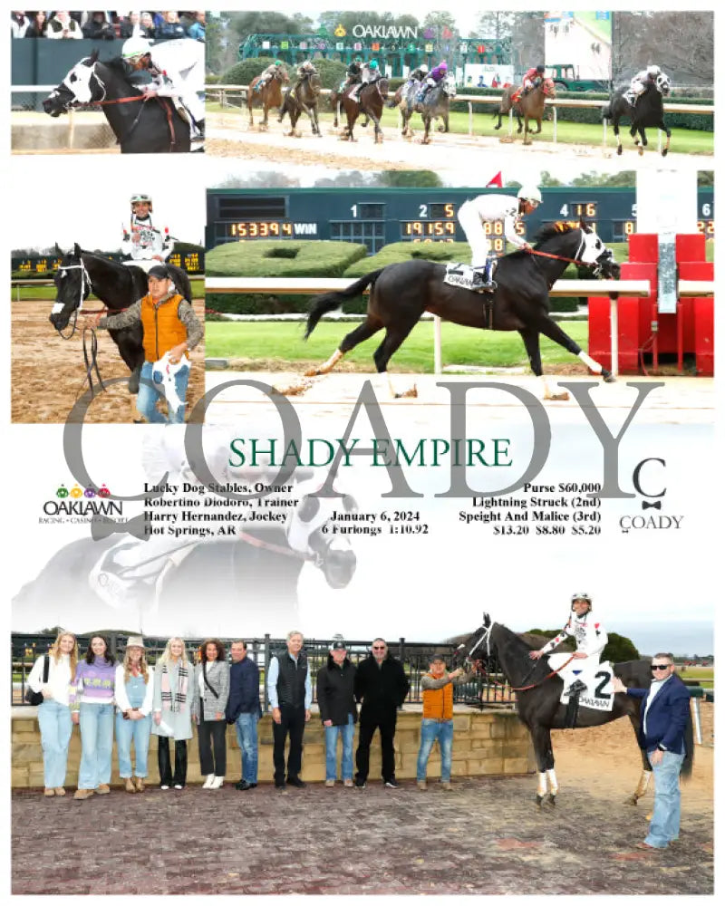 Shady Empire - 01-06-24 R06 Op Oaklawn Park