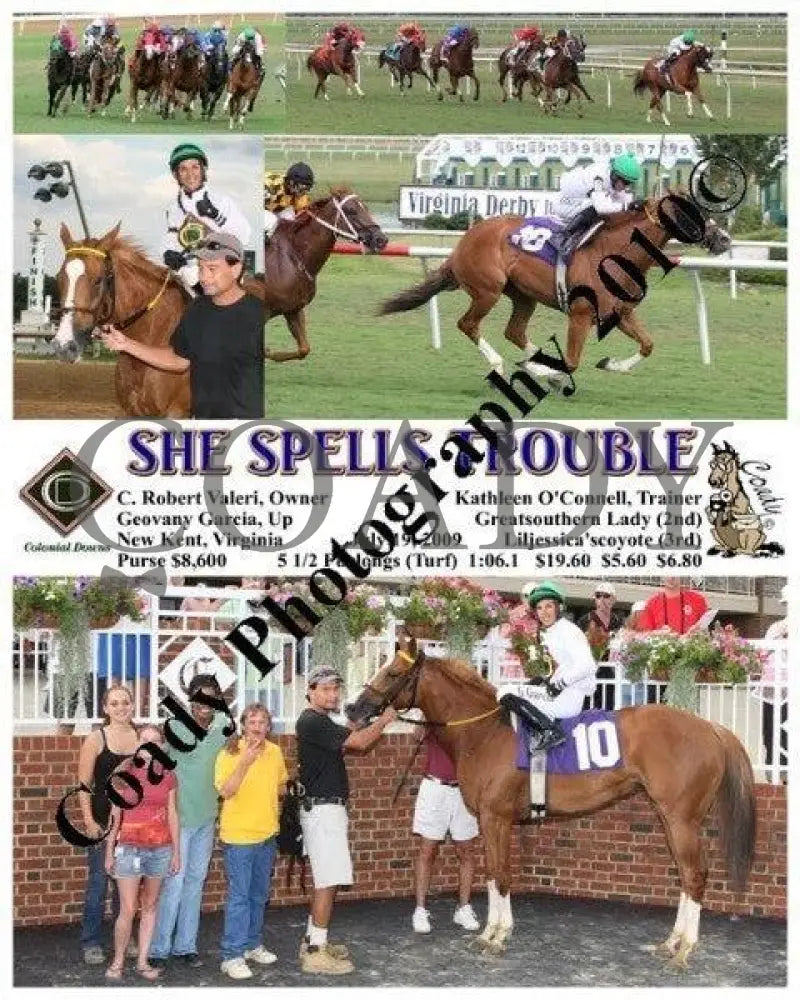 She Spells Trouble - 7 19 2009 Colonial Downs