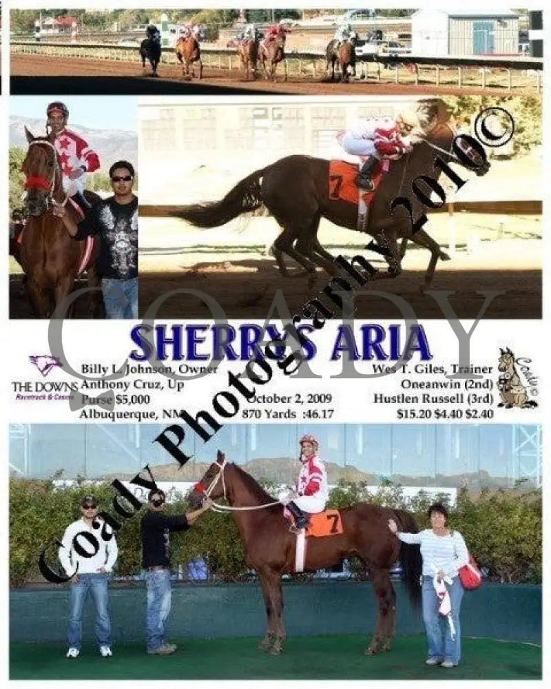Sherrys Aria - 10 2 2009 Downs At Albuquerque