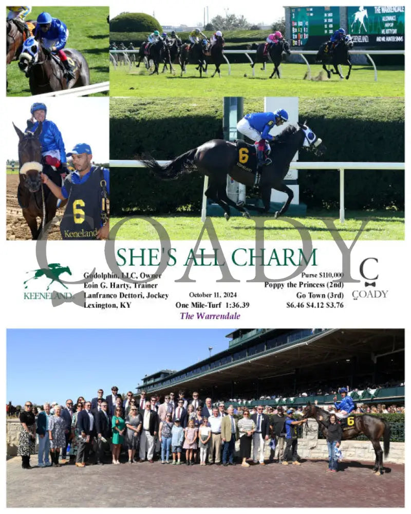 She’s All Charm - 10-11-24 R03 Kee Keeneland