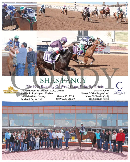 Shes Fancy - The 64Th Running Of West Texas Futurity Trials 03 - 17 - 24 R06 Sun Sunland Park