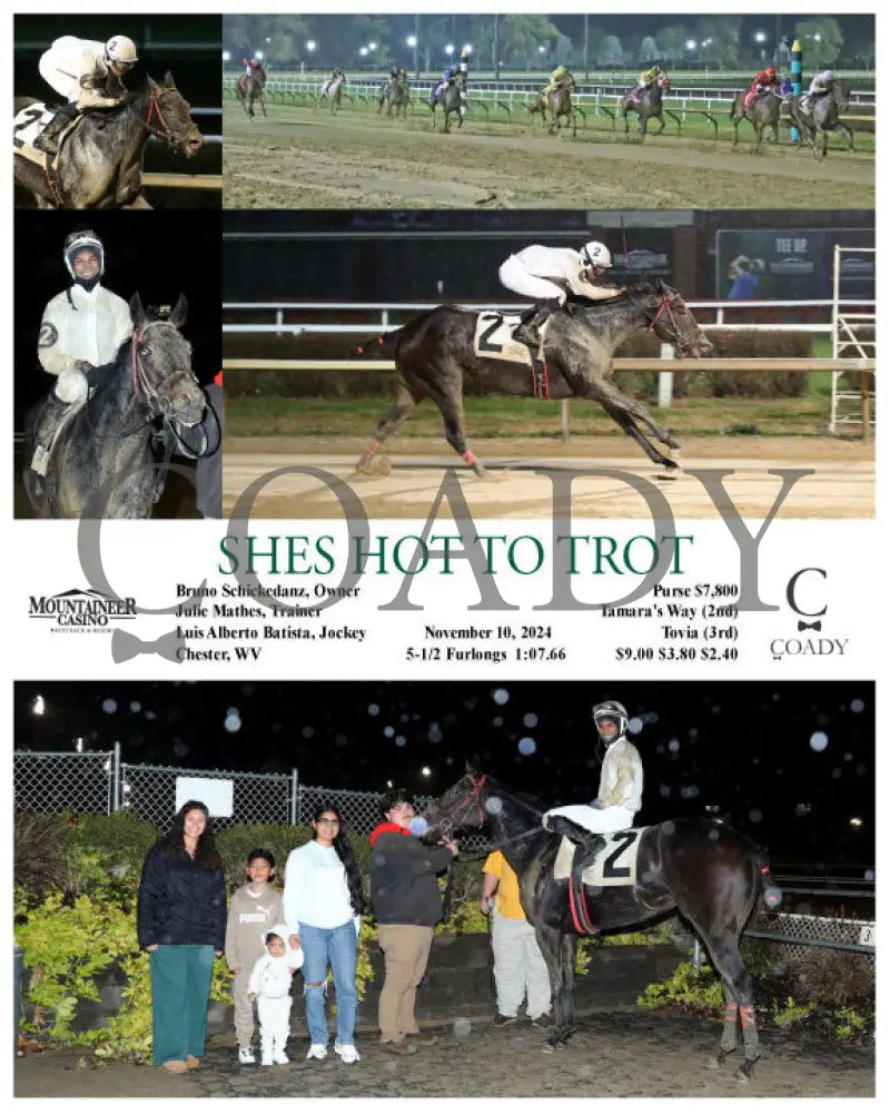 Shes Hot To Trot - 11-10-24 R04 Mnr Mountaineer Park