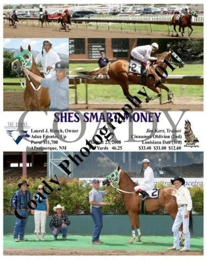 Shes Smart Money - 8 23 2008 Downs At Albuquerque