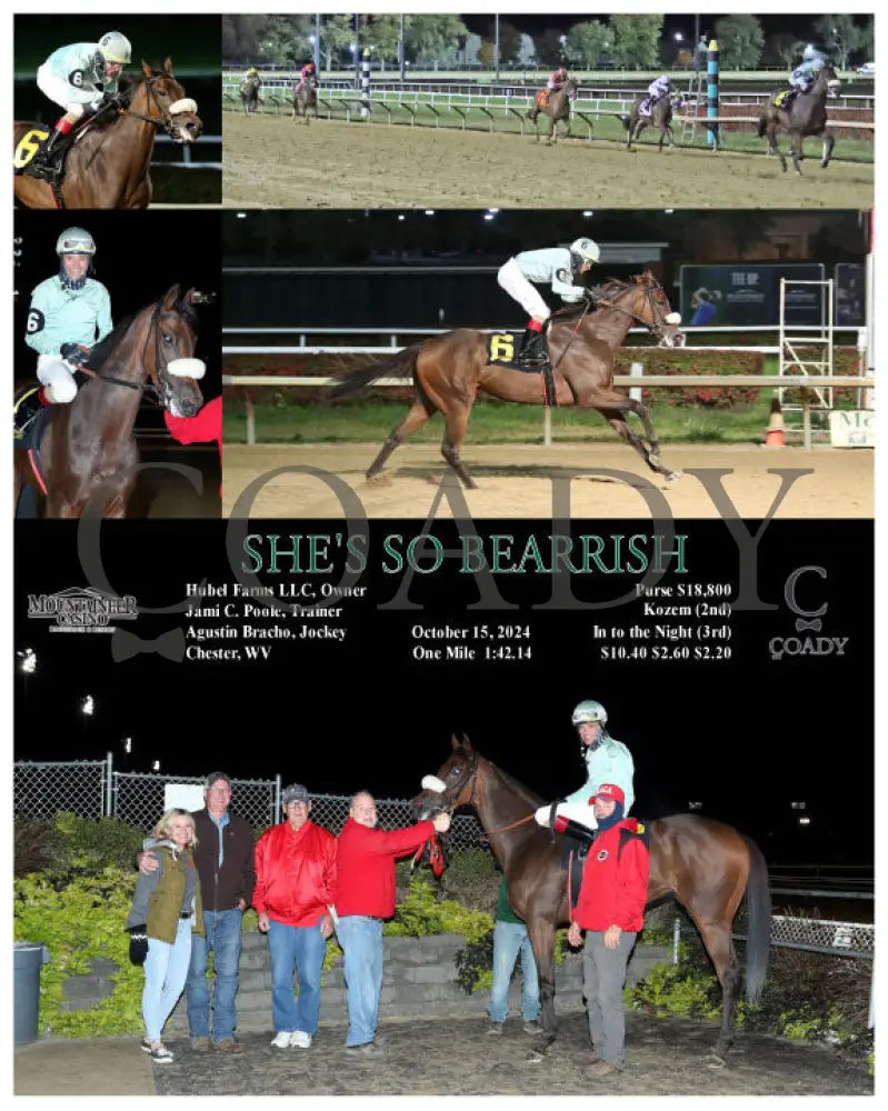 She’s So Bearrish - 10-15-24 R06 Mnr Mountaineer Park