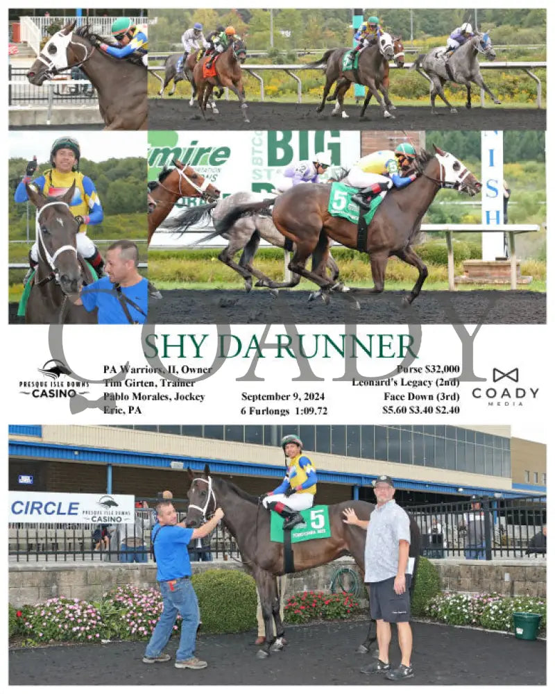 Shy Da Runner - 09-09-24 R05 Pid Presque Isle Downs