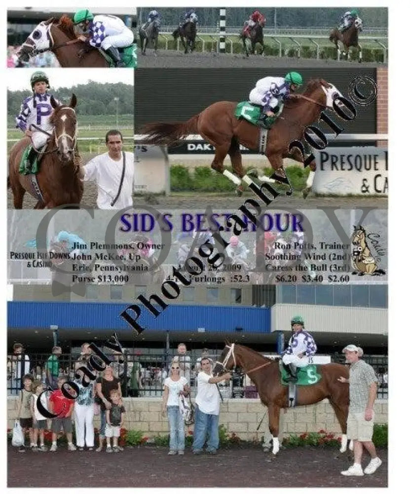 Sid S Best Hour - 8 20 2009 Presque Isle Downs