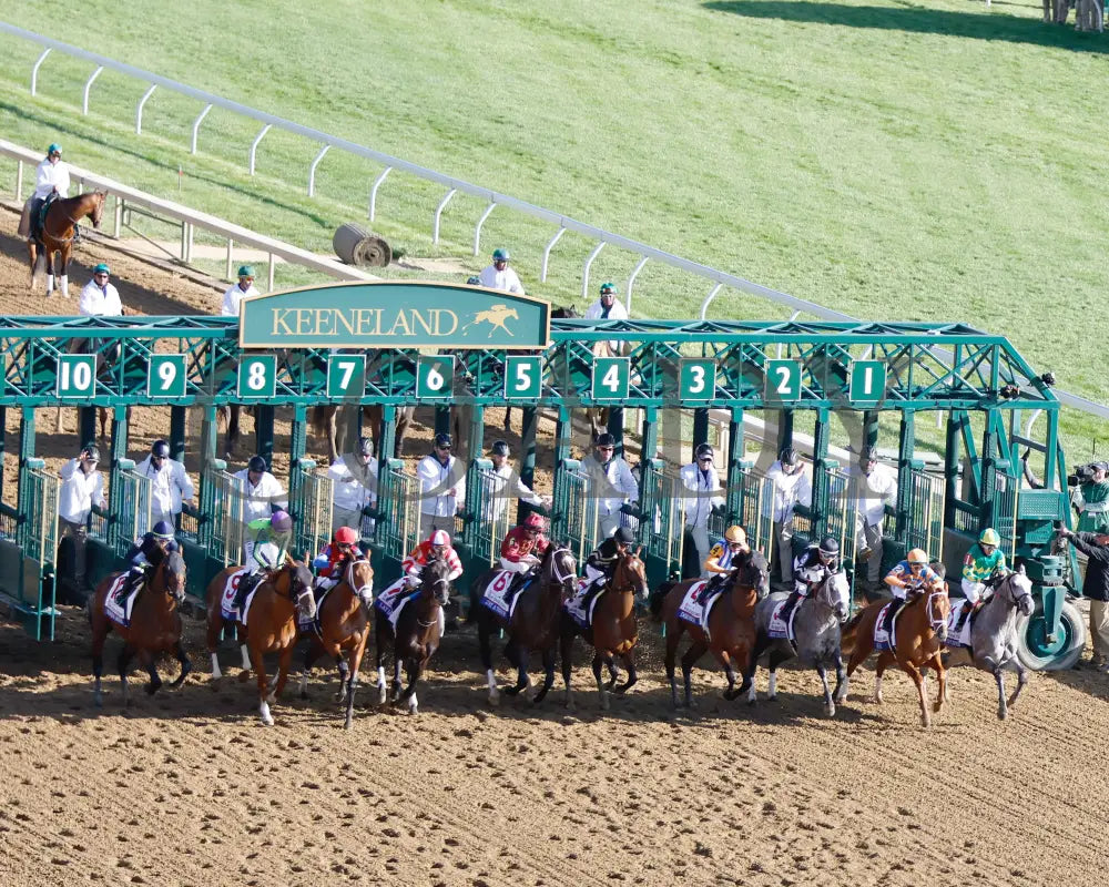 Sierra Leone - The Toyota Blue Grass G1 100Th Running 04 - 06 - 24 R10 Kee Aerial Start 01 Keeneland