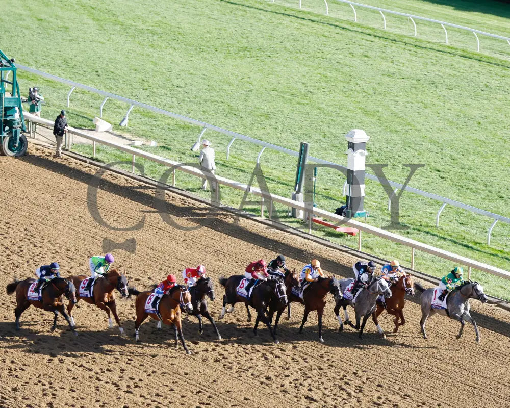 Sierra Leone - The Toyota Blue Grass G1 100Th Running 04 - 06 - 24 R10 Kee Aerial Start 02 Keeneland