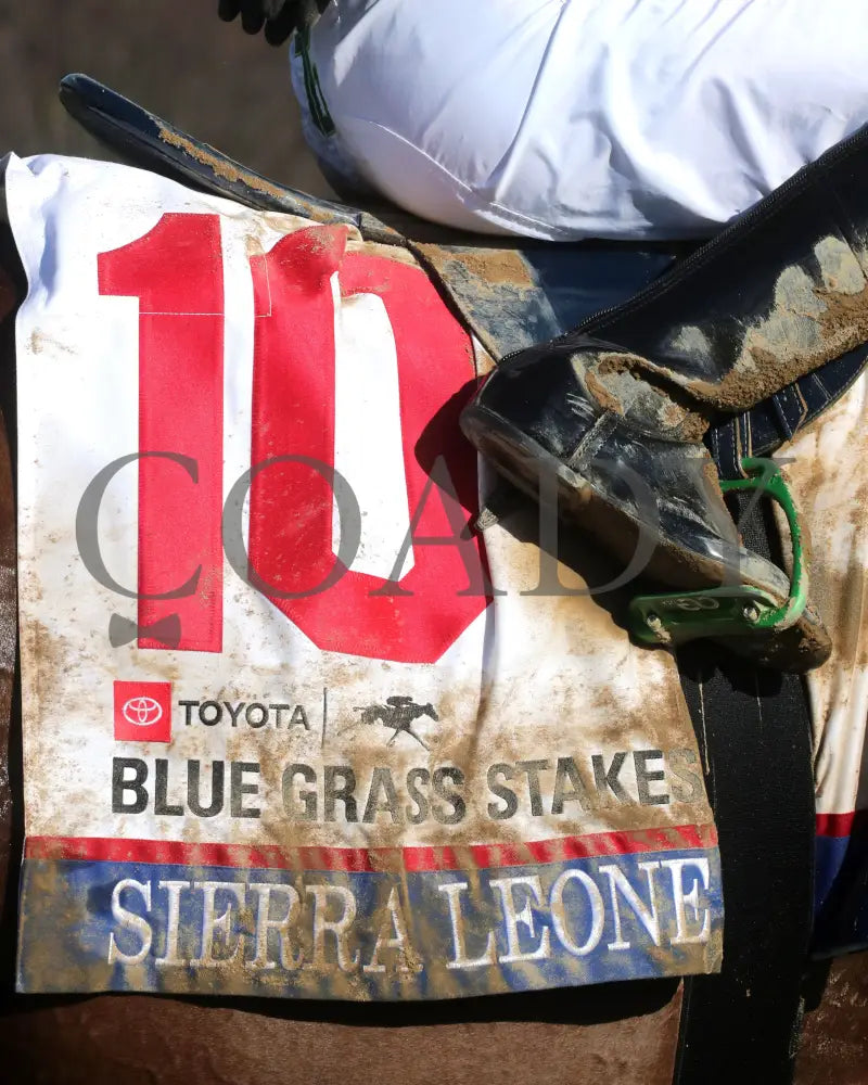 Sierra Leone - The Toyota Blue Grass G1 100Th Running 04 - 06 - 24 R10 Kee Saddle Towel 01 Keeneland