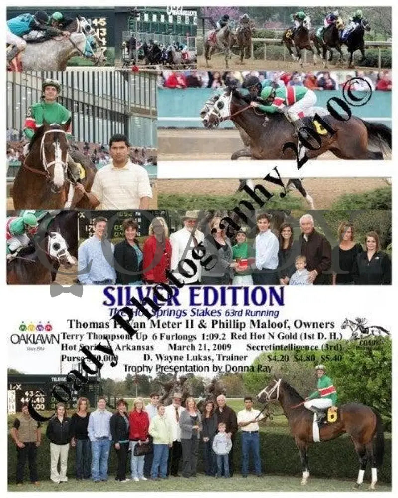 Silver Edition - The Hot Springs Stakes 63Rd Run Oaklawn Park