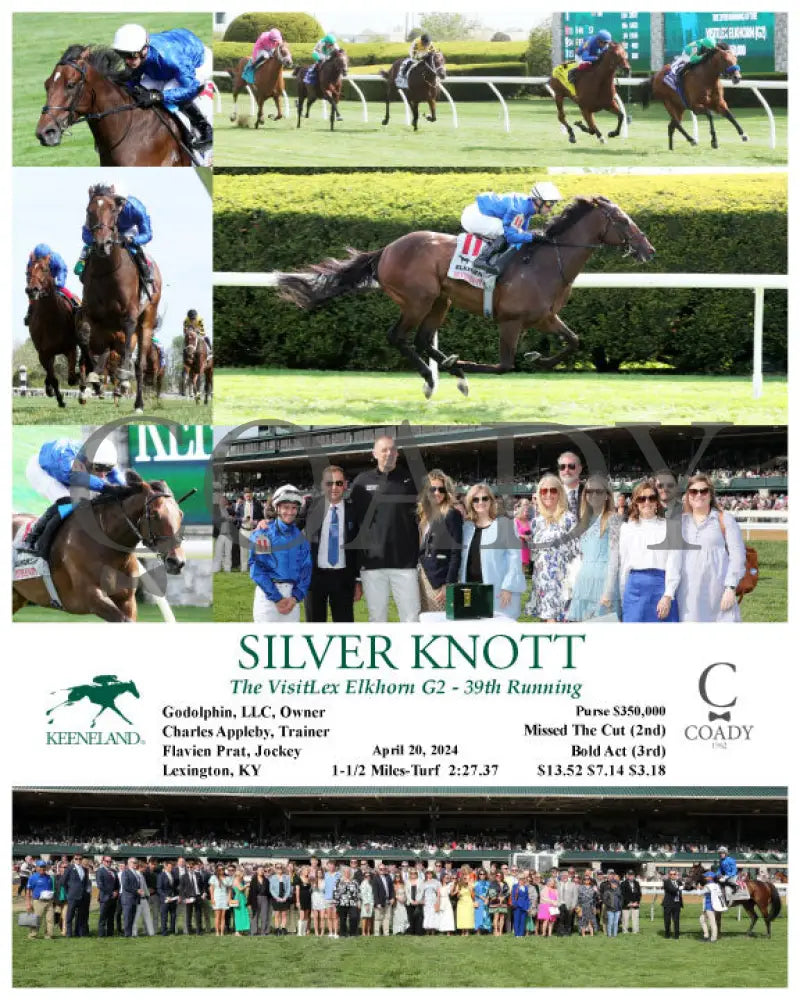 Silver Knott - The Visitlex Elkhorn G2 39Th Running 04-20-24 R08 Kee Keeneland